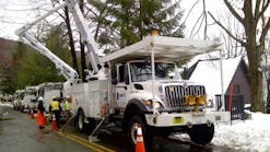 Orlando Utilities Commission Employees &amp; Trucks assist in Hurricane Sandy recovery