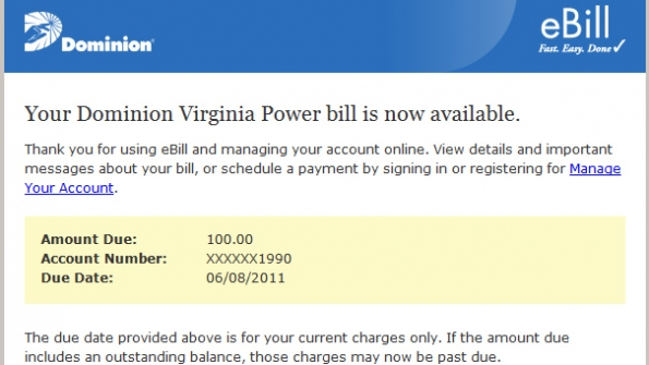Dominion Virginia Power Offers Simplified Electronic Billing, Other Online Transactions T&D World