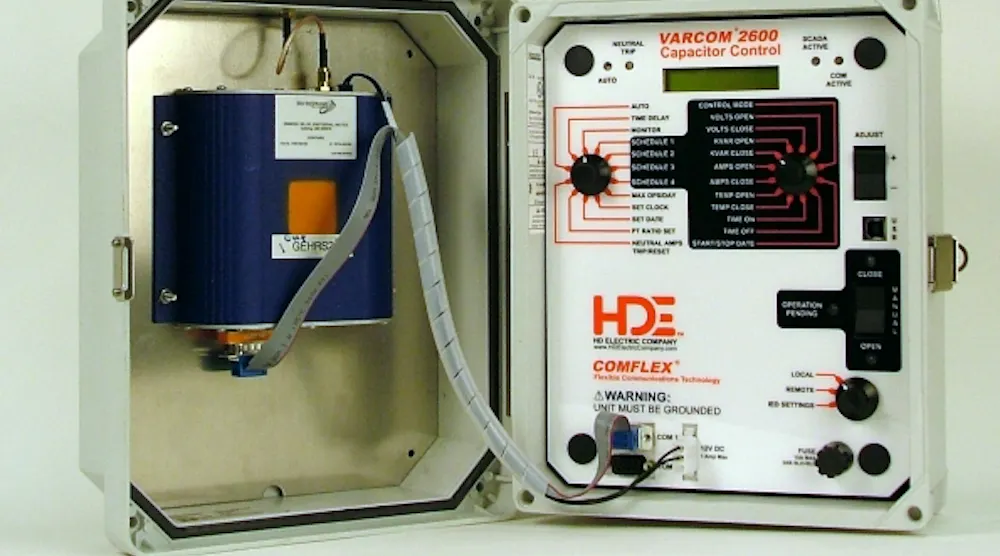 Capacity Control Device Communicating Capacitor Controls Provide Remote Control from Central ...