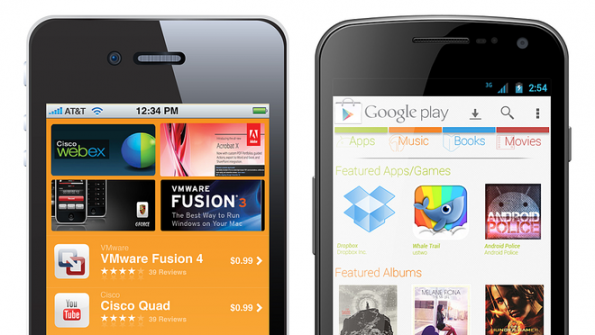 Smartphone app store