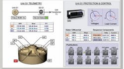 The UR is the single point for protection, control, metering, and monitoring in one integrated device that can easily be connected directly into DCS or SCADA monitoring and control systems like Viewpoint Monitoring as shown