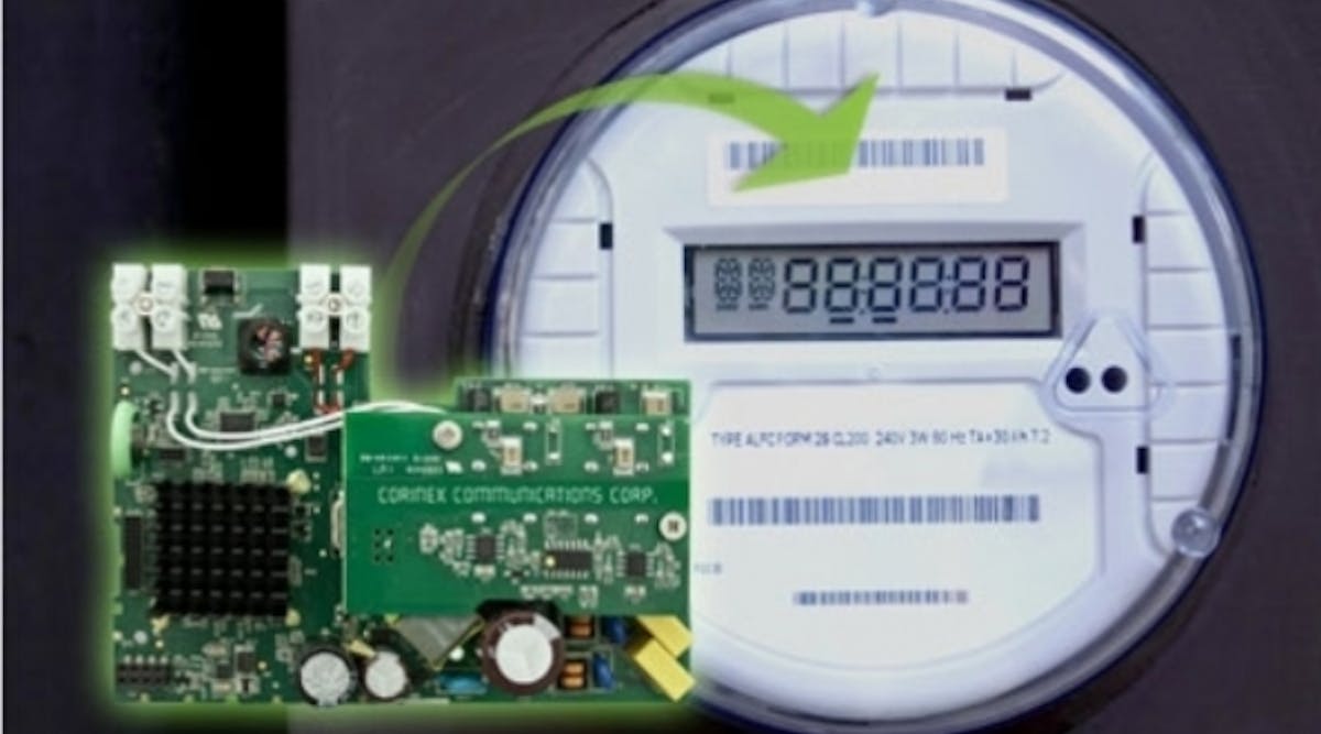 The Corinex Smart Meter Communication Module is an IP-addressable BPL-enabled module designed for smart meters in Utility AMI deployments.
