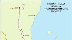 Powerlink New Ingham to Tully 275kV Line Completed Powerlink New Ingham to Tully 275kV Line Completed