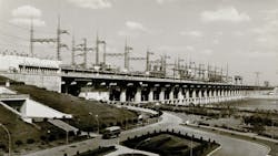 1961 Volzhskaya hydro power station with 25925MW capacity 1961 Volzhskaya hydro power station with 25925MW capacity