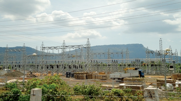 The 11522kV Jiangxai substation in the Lao Peoplersquos Democratic Republic was used for material storage during construction
