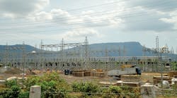 The 115/22-kV Jiangxai substation in the Lao People&rsquo;s Democratic Republic was used for material storage during construction.