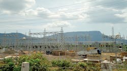 The 11522kV Jiangxai substation in the Lao Peoplersquos Democratic Republic was used for material storage during construction The 11522kV Jiangxai substation in the Lao Peoplersquos Democratic Republic was used for material storage during construction
