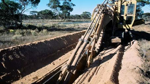 Example of installation of XLPE insulated cable