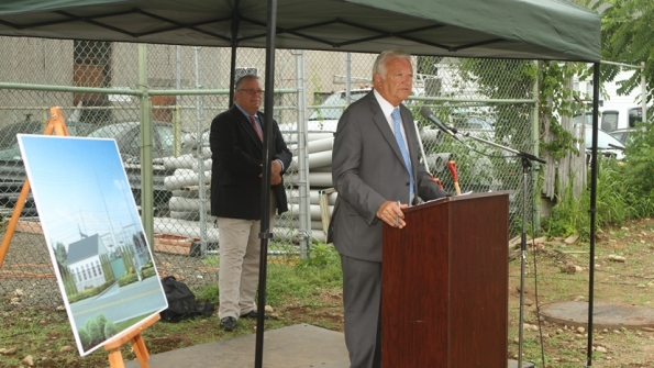 Fitch Street Substation groundbreaking Norwalk Mayor Richard Mocci