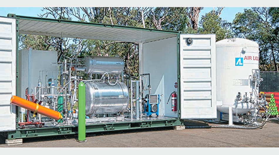 SF6 recycling centers such as this one in Australia enable the potentially harmful gas to be reused again and again.