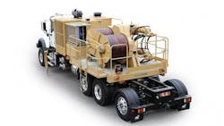 Truckmounted puller Truckmounted puller