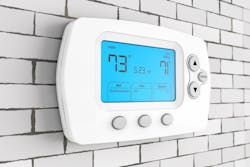 A representational image of a thermostat A representational image of a thermostat