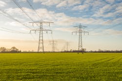 Overhead transmission lines across agricultural land Overhead transmission lines across agricultural land