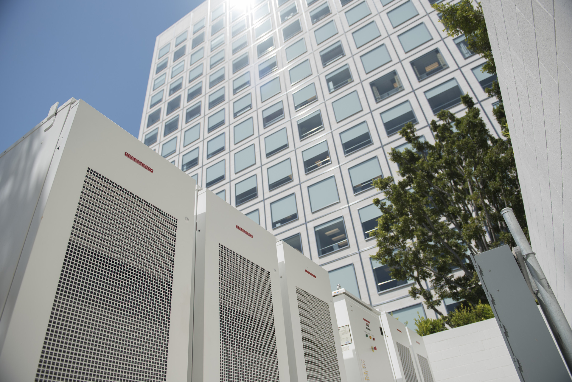 AMS energy storage system at an Irvine Company office