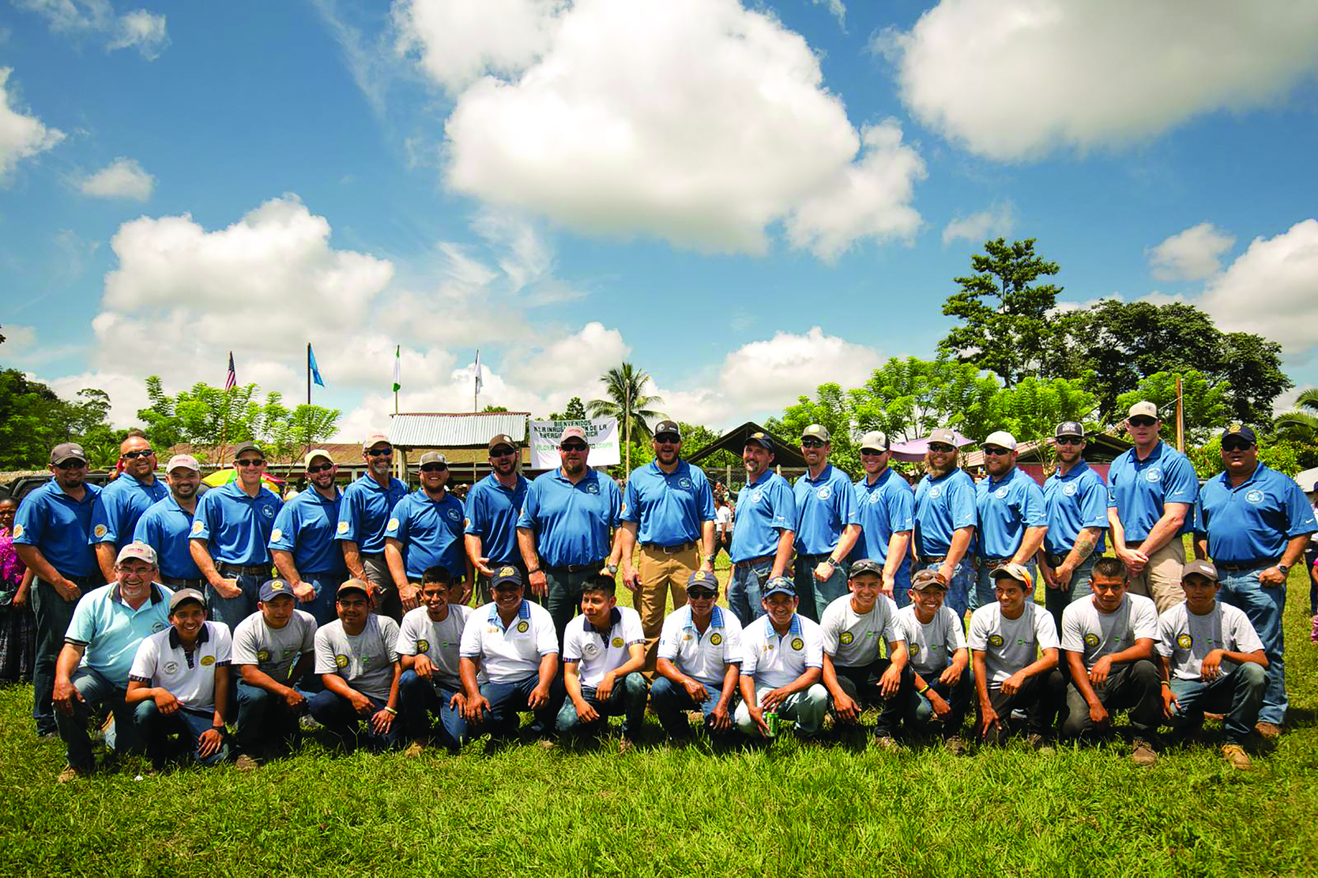 A group of 15 co-op linemen from Oklahoma and Colorado&rsquo;s electric cooperatives and local linemen from a municipal utility