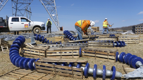 rebuilt MtStorm Doubs 500kV transmission line