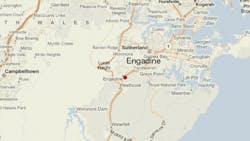 Engadine map Engadine map