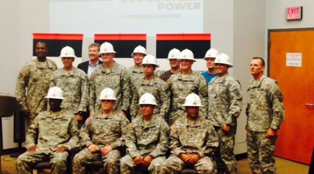 Vice President of Transmission Danny Lindsey joins leaders at Fort Stewart near Savannah to mark the first class of graduates from the groundbreaking &apos;Troops to Energy Jobs&apos; program.
