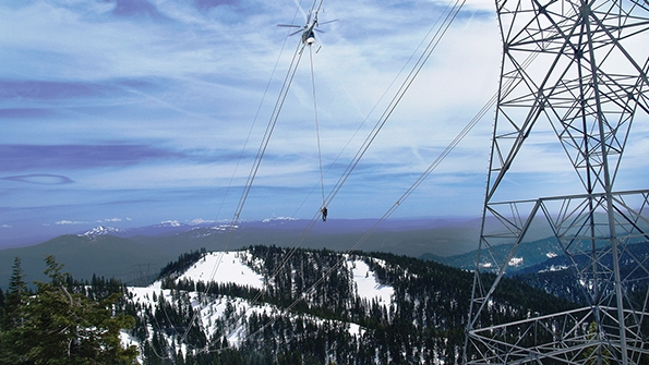 Western Area Power Administration longline helicopter method