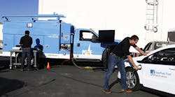 The exportable power module on EDI&rsquo;s Class 5 PHEV utility work truck is capable of providing up to 120 kW of exportable power, enough to power 80% of the transformers in PG&amp;E&rsquo;s service area.