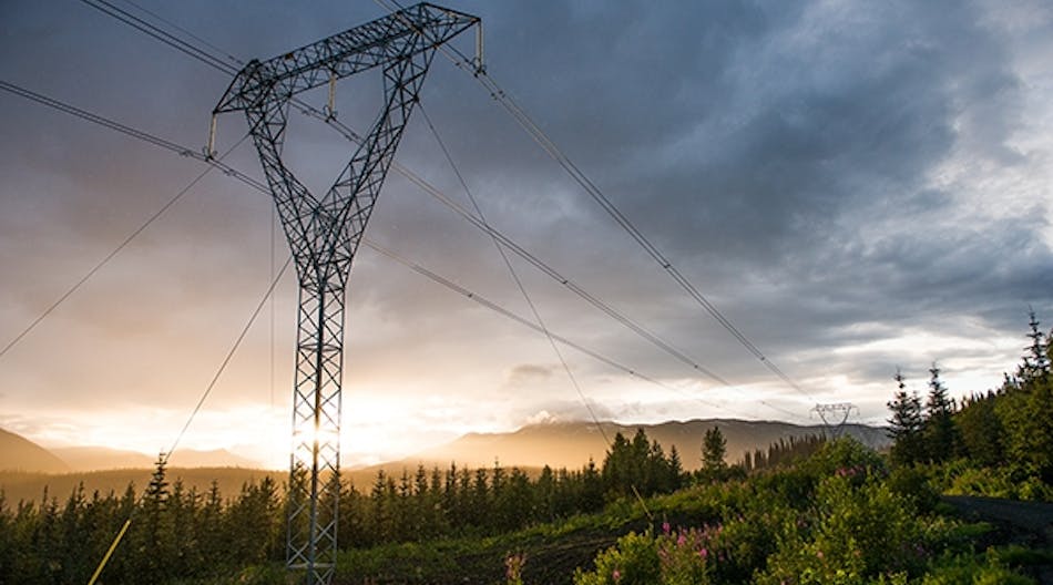 Approximately 1000 lattice towers were used on the Northwest Transmission Line because of the ability to construct this type of tower using helicopters. The design features of the towers enable quick repairs in the event of damage from avalanches.