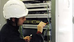 The router installation in a WPD primary substation is a critical component of the communications infrastructure for the FALCON project.