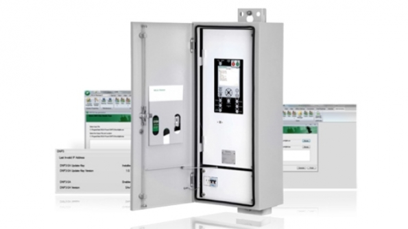 NOJA Power RC10 control and communication cubicle with CMS DNP3 configurations screens