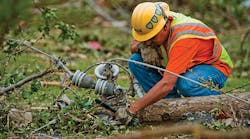 Once customers have power back, there is more work to do. Crews clean up the site and disassemble broken equipment for salvage. Once customers have power back, there is more work to do. Crews clean up the site and disassemble broken equipment for salvage.