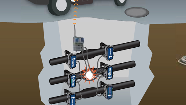 Can detect problems from underground with AEP