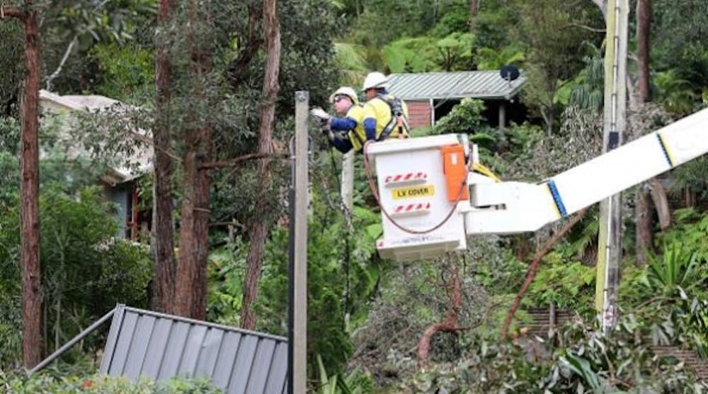 Clean up in North Avoca to fix power lines continues on April 24, 2015 in Gosford, Australia. Gosford City and Wyong shire have official been declared disaster zones, due to the damage caused by the worst storms to hit the region in decades. (Photo by Ashley Feder/Getty Images)