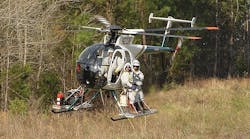 The AIR2 crew is en route to the job site, where they will install 22 mid-span shunts on day one. The AIR2 crew is en route to the job site, where they will install 22 mid-span shunts on day one.