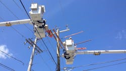 Toledo Edison crews at work Toledo Edison crews at work