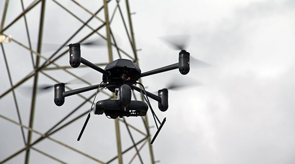 The UAS can provide views of pole-top hardware, like cotter pins, that otherwise would be difficult or impossible to see from helicopters or bucket trucks.