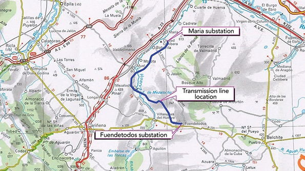 Red Elctrica de Espaa overhead facilities