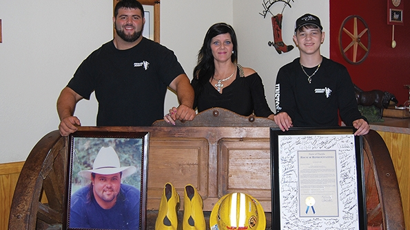 After living through the tragedy of losing her husband Tracy Mooreis helping other line widows As the founder of the Highline HeroFoundation Moore is working to ensure her two sons never forgettheir father and to honor all fallen lineworkers as well as those whoare still working out in the field