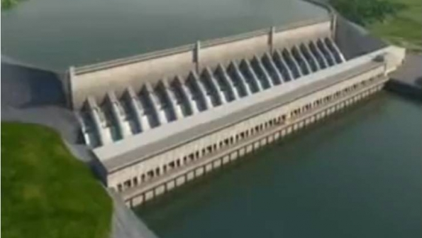 Rendition of the main dam Belo Monte