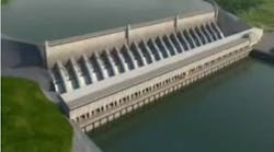 Rendition of the main dam, Belo Monte