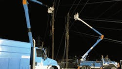 PGE works over night PGE works over night