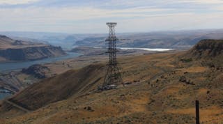 The new line will provide another path for power to cross between Oregon and Washington. Most importantly, it will bring added capacity to an area that has seen rapid growth in renewable resources, seen in the background, and has become a hot spot for energy intensive data centers.