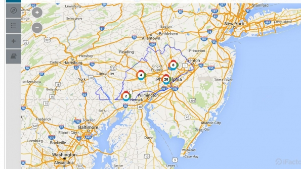 PECO outage map