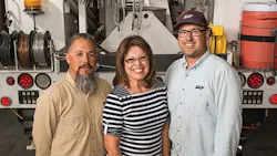 Rachel Muntildeoz is the proud mother of four sons all of whom work for Salt River Project Rachel has worked for SRP for 35 years Her son JD left is a journeyman lineman and her son Alex right is in the line apprenticeship program Rachel Muntildeoz is the proud mother of four sons all of whom work for Salt River Project Rachel has worked for SRP for 35 years Her son JD left is a journeyman lineman and her son Alex right is in the line apprenticeship program