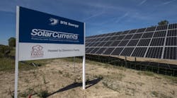 DTE Energy SolarCurrents solar array at Domino&apos;s Farms