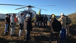 Southern California Edison helicopters and marker balls Southern California Edison helicopters and marker balls