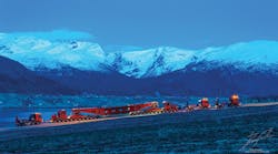 Statnett uses both rail and road to transport transformers. Road transport involves the use of low-load trucks and girder hangers. Statnett uses both rail and road to transport transformers. Road transport involves the use of low-load trucks and girder hangers.