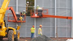 Various security systems are integrated into the perimeter barrier to detect and assess a potential threat Various security systems are integrated into the perimeter barrier to detect and assess a potential threat