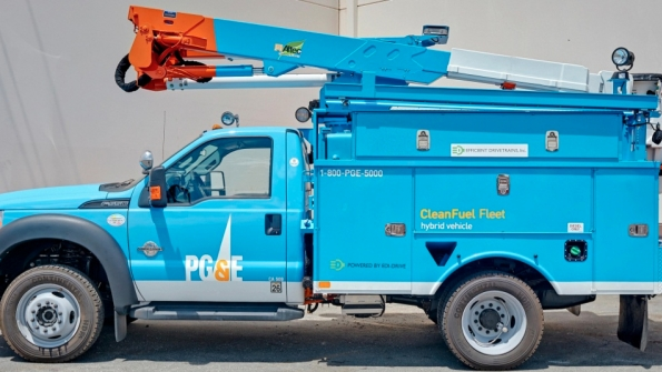 PGE hybrid truck