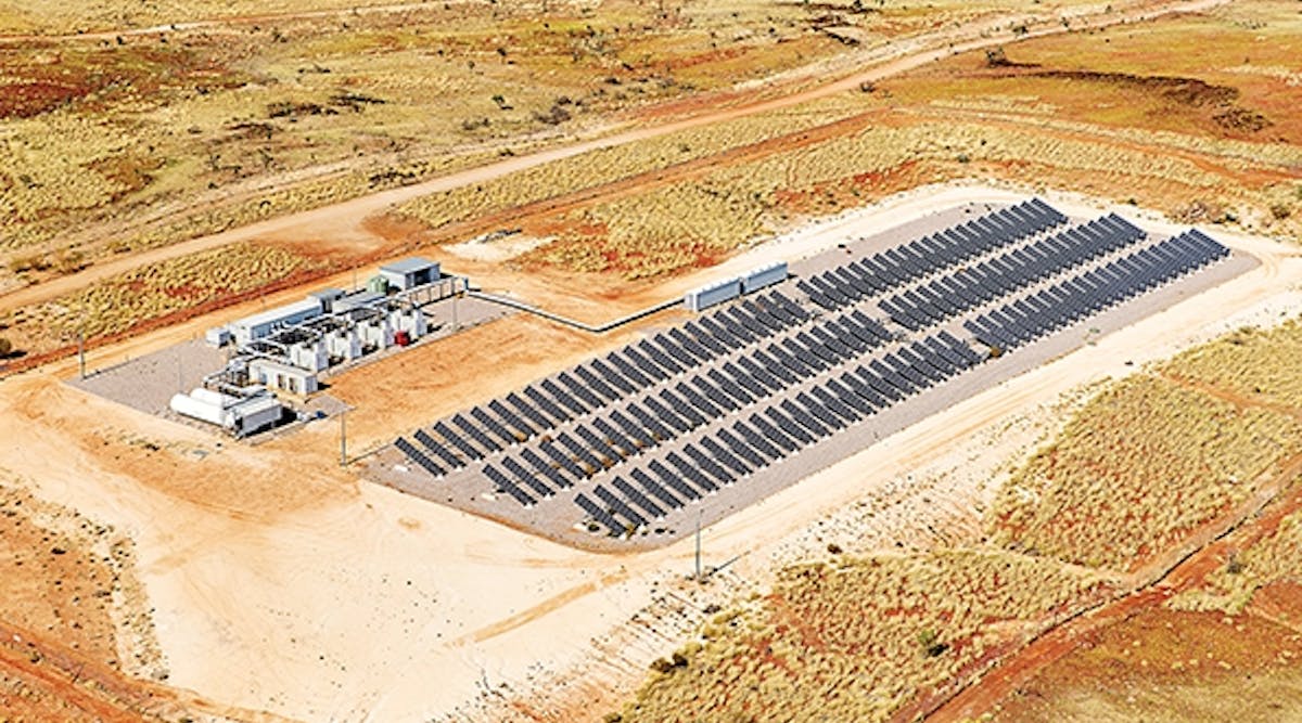 Marble Bar, located in Australia&rsquo;s outback, has tremendous solar resources that require the stability a microgrid can offer. Courtesy of ABB.