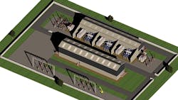 AECOM 3D transmission substation models AECOM 3D transmission substation models
