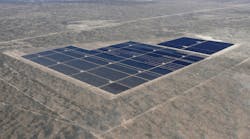 The Barilla Solar Project in West Texas is an example of the utility-scale solar installations helping to fuel the growing interest in solar power. Photo courtesy First Solar, Inc. (PRNewsFoto/TXU Energy)