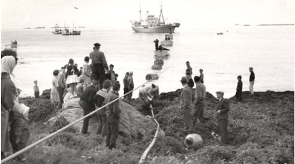 50 years relationship between Nexans and Lofotkraft: Installation of subsea cable between two islands in the northern part of Norway at the beginning of 1960